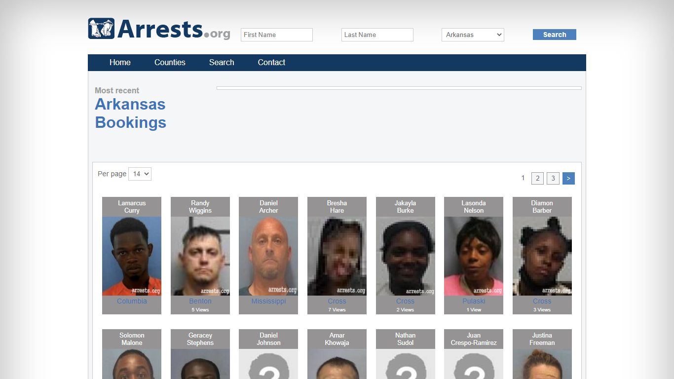 Arkansas Arrests and Inmate Search